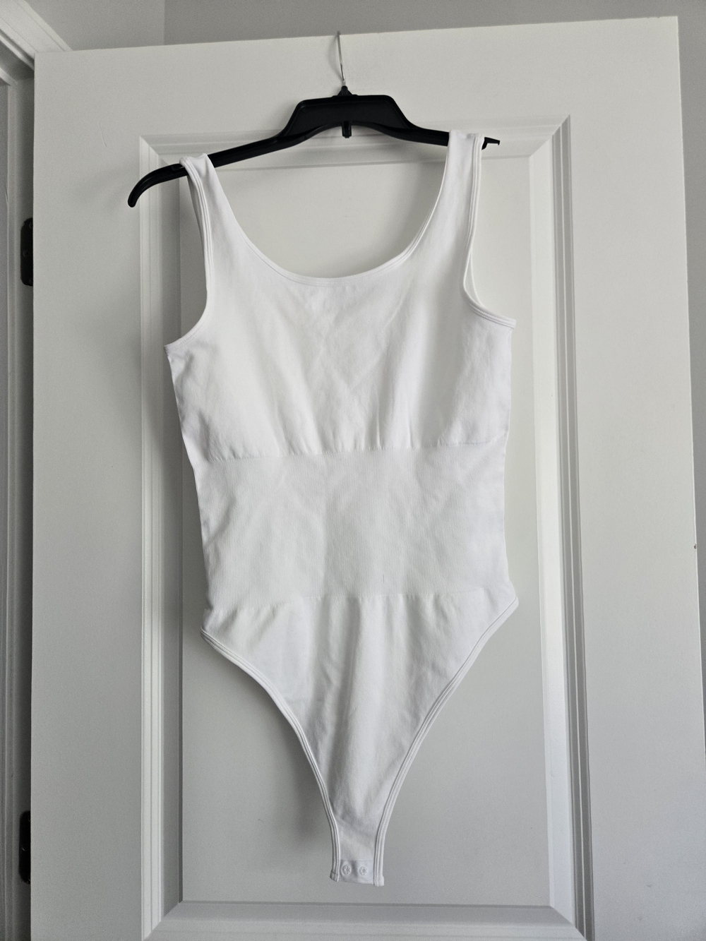Women's Ooq White Tank One-Piece Bodysuit XL
